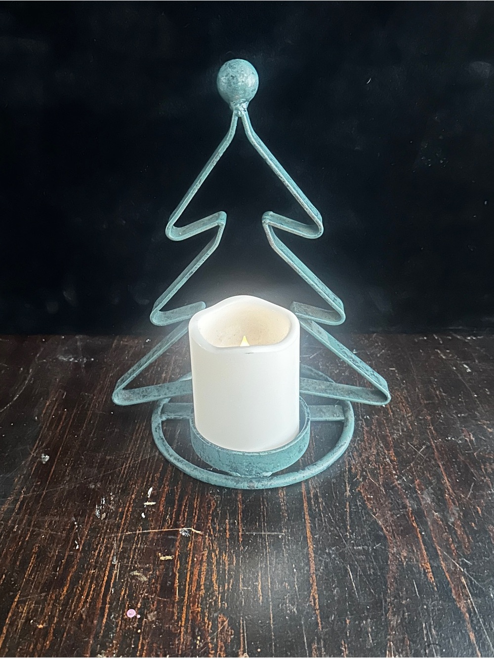 Metal Tree Candle Holder